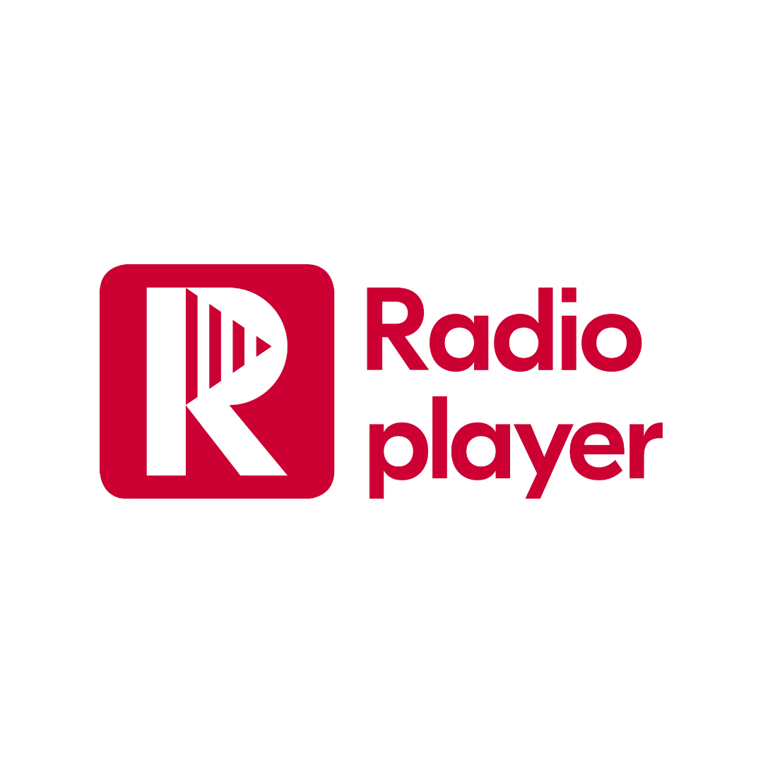 Radio Player UK Logo with text to the left saying "Radio Player".